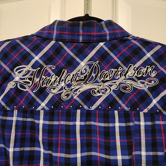 Harley Davidson button up womens size S - Picture 4 of 5